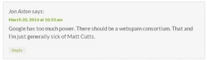 Matt Cutts is the problem