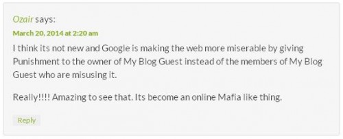 Google is the mafia SEJ comment