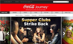 CocaCola Journey online brand magazine