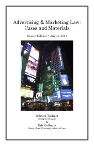 goldman tushnet advertising & marketing law casebook