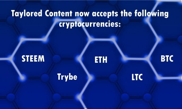 We Take Cryptocurrencies